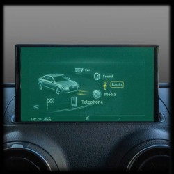 Folie SILKASE pentru Navigatie Audi A3 8V (2013-2020), protectie din silicon regenerabil