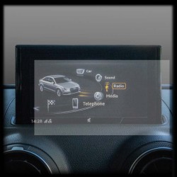 Folie mata SILKASE pentru Navigatie Audi A3 8V (2013-2020), protectie din silicon