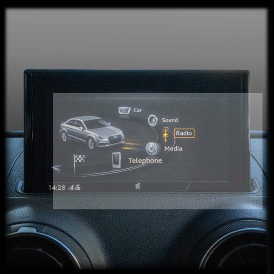 Folie mata SILKASE pentru Navigatie Audi A3 8V (2013-2020), protectie din silicon (SILKASE, Audi A3) by www.silkase.ro Folie mata SILKASE pentru Navigatie Audi A3 8V (2013-2020), protectie din silicon (Audi A3, V0142) by www.silkase.ro