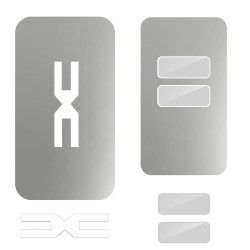 Folie skin, SILKASE, pentru cheie auto Dacia Logan 3, culoare Gri Ice Folie skin, SILKASE, pentru cheie auto Dacia Logan 3, culoare Gri Ice