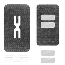 Folie skin, SILKASE, pentru cheie auto Dacia Logan 3, culoare Negru Hexa Folie skin, SILKASE, pentru cheie auto Dacia Logan 3, culoare Negru Hexa