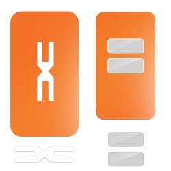 Folie skin, SILKASE, pentru cheie auto Dacia Logan 3, culoare Portocaliu Mat Folie skin, SILKASE, pentru cheie auto Dacia Logan 3, culoare Portocaliu Mat