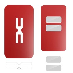 Folie skin, SILKASE, pentru cheie auto Dacia Logan 3, culoare Rosu Folie skin, SILKASE, pentru cheie auto Dacia Logan 3, culoare Rosu
