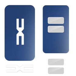 Folie skin, SILKASE, pentru cheie auto Dacia Duster, culoare Albastru Inchis Mat Folie skin, SILKASE, pentru cheie auto Dacia Duster, culoare Albastru Inchis Mat