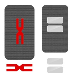 Folie skin, SILKASE, pentru cheie auto Dacia Logan 3, Matrix Folie skin, SILKASE, pentru cheie auto Dacia Logan 3, Matrix