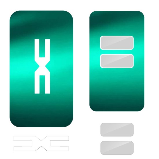 Folie skin, SILKASE, pentru cheie auto Dacia Logan 3, culoare Verde Emerald (SILKASE, Dacia) by www.silkase.ro Folie skin, SILKASE, pentru cheie auto Dacia Logan 3, culoare Verde Emerald (Dacia, V0069) by www.silkase.ro