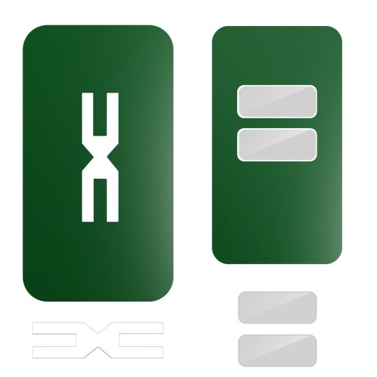 Folie skin, SILKASE, pentru cheie auto Dacia Logan 3, culoare Verde Inchis Mat (SILKASE, Dacia) by www.silkase.ro Folie skin, SILKASE, pentru cheie auto Dacia Logan 3, culoare Verde Inchis Mat (Dacia, V0024) by www.silkase.ro