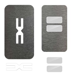 Folie skin, SILKASE, pentru cheie auto Dacia Logan 3, culoare Gri Brushed Folie skin, SILKASE, pentru cheie auto Dacia Logan 3, culoare Gri Brushed