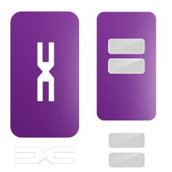 Folie skin, SILKASE, pentru cheie auto Dacia Logan 3, culoare Mov Mat Folie skin, SILKASE, pentru cheie auto Dacia Logan 3, culoare Mov Mat