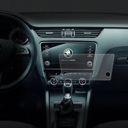Folie mata SILKASE pentru Navigatie MIB 2, 8 Inch, Skoda Octavia 3/Fabia 3/Superb 3, protectie din silicon, Full Display