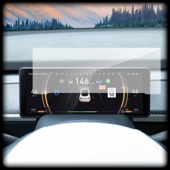 Folie SILKASE pentru Ceasuri Tesla Model 3, protectie din silicon regenerabil (Model 3, V0132) by www.silkase.ro