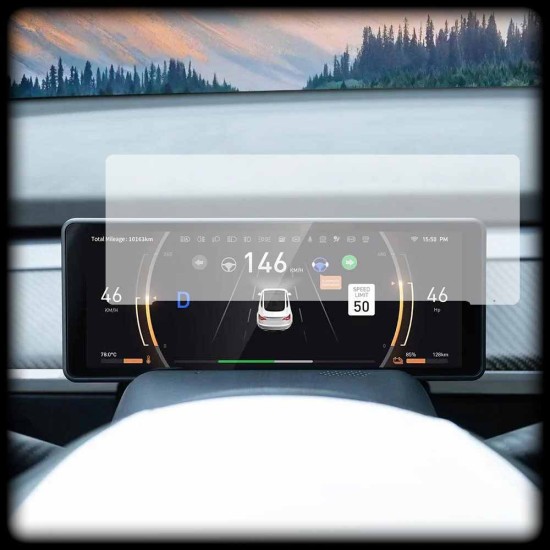 Folie mata SILKASE pentru Ceasuri Tesla Model 3, protectie din silicon (Model 3, V0137) by www.silkase.ro