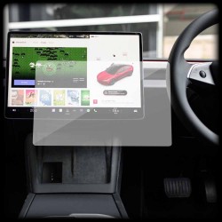 Set 3 folii SILKASE pentru Tesla Model 3, navigatie/ceasuri/navigatiie spate, protectie din silicon regenerabil