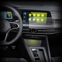 Folie mata SILKASE pentru Navigatie 10 inch VW Golf 8, protectie din silicon, Full Display
