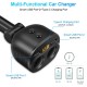 Incarcator auto QC Silkase, 2 x porturi USB smart, 1 x Type C, 2 x extensie socket auto, negru (SILKASE, Incarcatoare Auto) by www.silkase.ro Incarcator auto QC Silkase, 2 x porturi USB smart, 1 x Type C, 2 x extensie socket auto, negru (Incarcatoare Auto, L0029) by www.silkase.ro