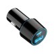 Incarcator dual auto QC Silkase, 1 x USB-A , 1 x PD, negru (Incarcatoare Auto, L0035) by www.silkase.ro