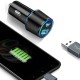 Incarcator dual auto QC Silkase, 1 x USB-A , 1 x PD, negru (Incarcatoare Auto, L0035) by www.silkase.ro