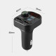 Incarcator dual auto QC Silkase, 2 x USB-A , transmiter FM, kit blutooth, negru (Incarcatoare Auto, L0040) by www.silkase.ro