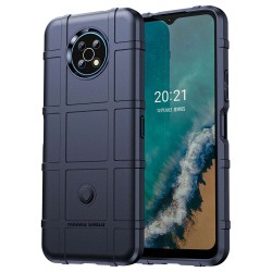 Husa armor Nokia G50, Rugged shield, culoare albastru, cauciuc Husa armor Nokia G50, Rugged shield, culoare albastru, cauciuc
