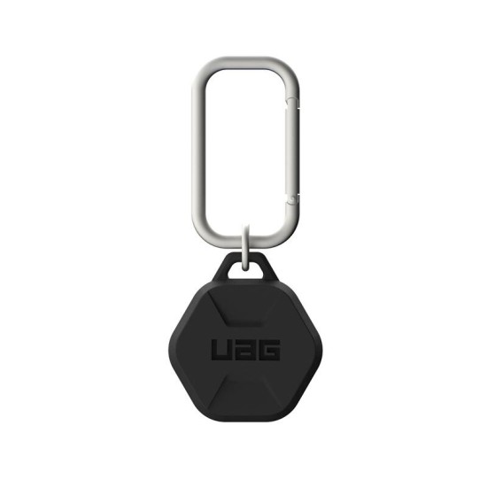 Carcasa de protectie cu carabiniera UAG Scout compatibila cu Apple AirTag, Antimicrobiana, Black (UAG, Ingredi) by www.silkase.ro Carcasa de protectie cu carabiniera UAG Scout compatibila cu Apple AirTag, Antimicrobiana, Black (Ingredi, 163208114040) by www.silkase.ro