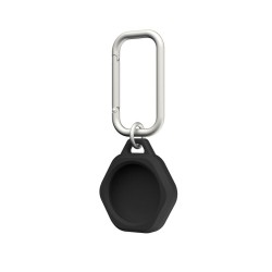 Carcasa de protectie cu carabiniera UAG Scout compatibila cu Apple AirTag, Antimicrobiana, Black