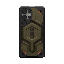 Husa UAG Monarch Pro pentru Samsung Galaxy S25 Ultra, Magsafe, Kevlar Element Green
