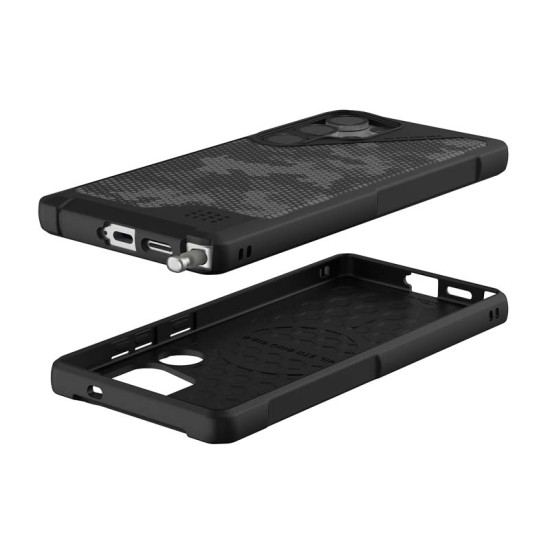 Husa UAG Metropolis LT pentru Samsung Galaxy S25 Ultra, Magsafe, Micro Hex Camo Graphite (S25 Ultra, 214470113234) by www.silkase.ro