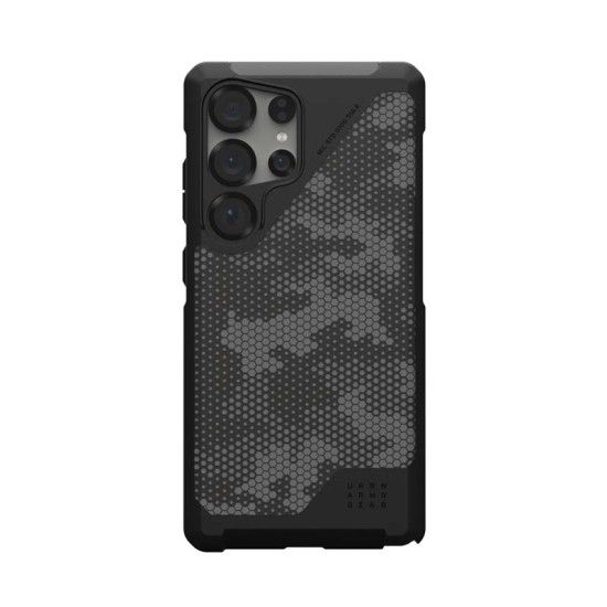 Husa UAG Metropolis LT pentru Samsung Galaxy S25 Ultra, Magsafe, Micro Hex Camo Graphite (S25 Ultra, 214470113234) by www.silkase.ro