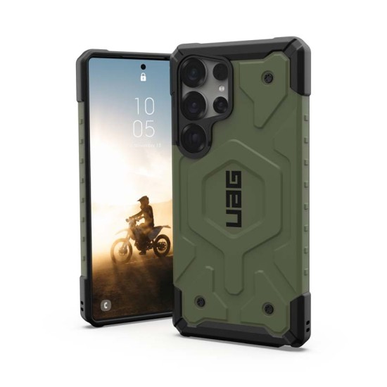 Husa UAG Pathfinder pentru Samsung Galaxy S25 Ultra, Magsafe, Olive Drab (S25 Ultra, 214476117272) by www.silkase.ro