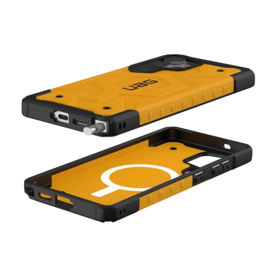 Husa UAG Pathfinder pentru Samsung Galaxy S25 Ultra, Magsafe, Heritage Yellow (UAG, S25 Ultra) by www.silkase.ro Husa UAG Pathfinder pentru Samsung Galaxy S25 Ultra, Magsafe, Heritage Yellow (S25 Ultra, 214476118282) by www.silkase.ro