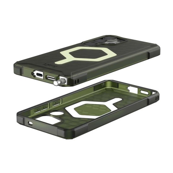 Husa UAG Essential Armor pentru Samsung Galaxy S25 Ultra, Magsafe, Olive Drab (S25 Ultra, 214492117272) by www.silkase.ro