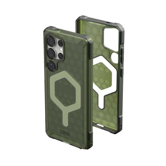 Husa UAG Essential Armor pentru Samsung Galaxy S25 Ultra, Magsafe, Olive Drab (S25 Ultra, 214492117272) by www.silkase.ro