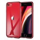 Husa UltraSlim ESR Essential Crown pentru iPhone SE 2 (2020), Silicon, Rosu (iPhone 7, 4894240103470) by www.silkase.ro
