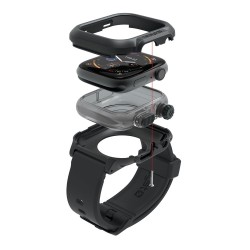 CATALYST Husă Waterproof Apple Watch 49/46/45/44mm (Ultra 3-1/Seria 11/SE), Negru CATALYST Husă Waterproof Apple Watch 49/46/45/44mm (Ultra 3-1/Seria 11/SE), Negru