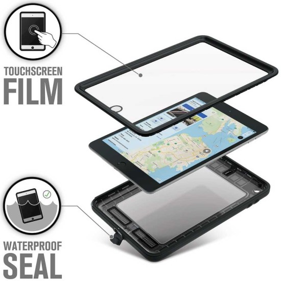 Husa Catalyst Waterproof Apple iPad mini 5 2019, negru (Ingredi, CATIPDMI5BLK) by www.silkase.ro