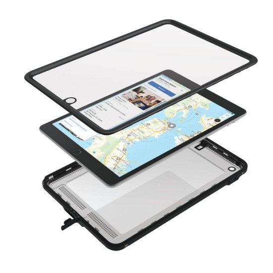 Husa Catalyst Waterproof Apple iPad 10.2" 21/20/19, negru (Ingredi, CATIPD7THBLK) by www.silkase.ro
