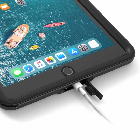 Husa Catalyst Waterproof Apple iPad 10.2" 21/20/19, negru (Ingredi, CATIPD7THBLK) by www.silkase.ro