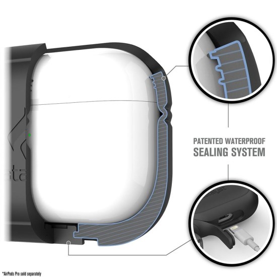 Husa Catalyst Waterproof AirPods Pro, negru (Catalyst, Pro) by www.silkase.ro Husa Catalyst Waterproof AirPods Pro, negru (Pro, CATAPDPROBLK) by www.silkase.ro