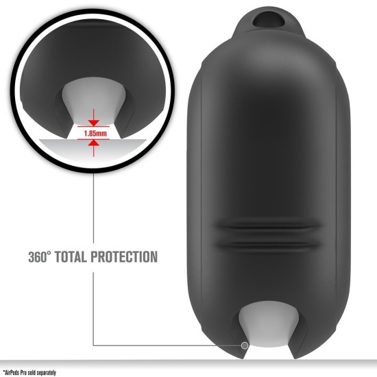 Husa Catalyst Waterproof AirPods Pro, negru (Catalyst, Pro) by www.silkase.ro Husa Catalyst Waterproof AirPods Pro, negru (Pro, CATAPDPROBLK) by www.silkase.ro