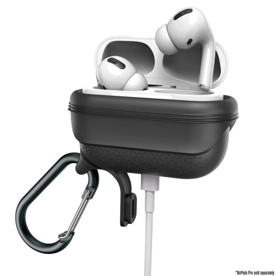 Husa Catalyst Waterproof Premium AirPods Pro, negru (Catalyst, Pro) by www.silkase.ro Husa Catalyst Waterproof Premium AirPods Pro, negru (Pro, CATAPDPROTEXBLK) by www.silkase.ro