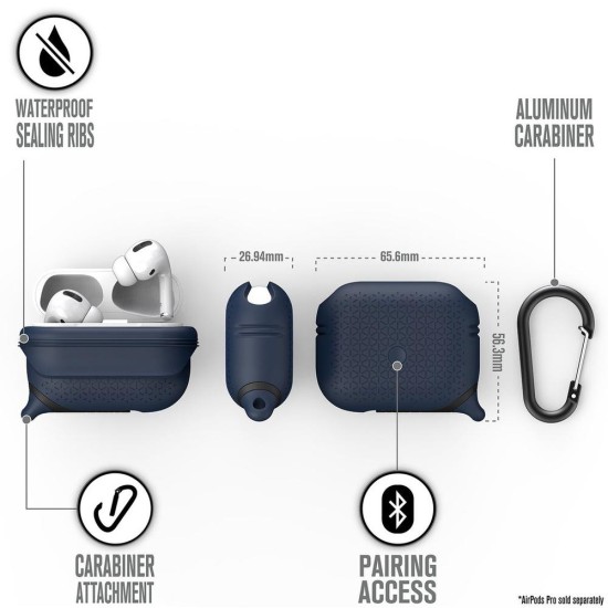 Husa Catalyst Waterproof Premium AirPods Pro, albastru (Catalyst, Pro) by www.silkase.ro Husa Catalyst Waterproof Premium AirPods Pro, albastru (Pro, CATAPDPROTEXNAV) by www.silkase.ro