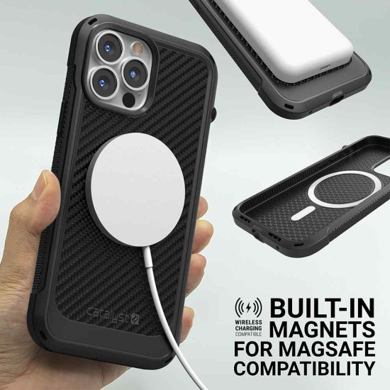 Husa Catalyst Vibe Apple iPhone 13 Pro Max, negru (iPhone 13 Pro Max, CATVIBE13BLKL) by www.silkase.ro