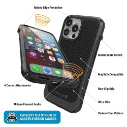 Husa Catalyst Vibe Apple iPhone 13 Pro Max, negru Husa Catalyst Vibe Apple iPhone 13 Pro Max, negru