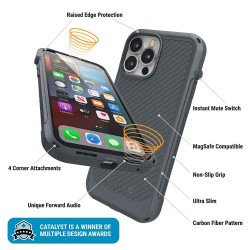 Husa Catalyst Vibe Apple iPhone 13 Pro Max, gri Husa Catalyst Vibe Apple iPhone 13 Pro Max, gri