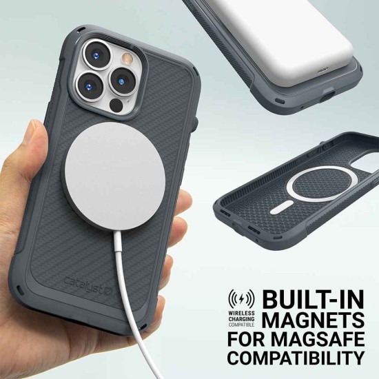 Husa Catalyst Vibe Apple iPhone 13 Pro, gri (iPhone 13 Pro, CATVIBE13GRYMP) by www.silkase.ro