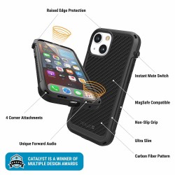 Husa Catalyst Vibe Apple iPhone 13 mini, negru Husa Catalyst Vibe Apple iPhone 13 mini, negru