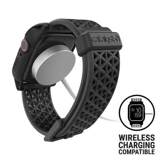 Husa Catalyst Active Defense Apple Watch 7 41mm, negru (Catalyst, Ingredi) by www.silkase.ro CATALYST Husă Active Defense Apple Watch 42/41/40/38mm (Seria 11/SE), Negru (Ingredi, CAT41DROP7BLK) by www.silkase.ro