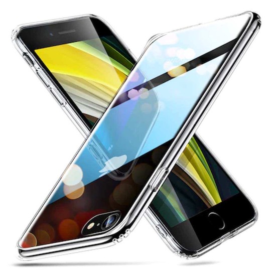 Carcasa ESR iPhone SE 2020 / 8 / 7 Mimic-Ice Shield Tempered Glass Case, Clear (ESR, iPhone 7) by www.silkase.ro Carcasa ESR iPhone SE 2020 / 8 / 7 Mimic-Ice Shield Tempered Glass Case, Clear (iPhone 7, 590) by www.silkase.ro