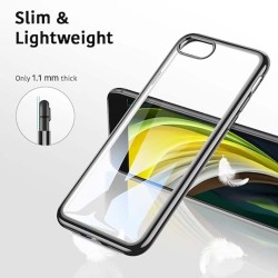 Carcasa ESR iPhone SE 2020 / 8 / 7 Essential Crown slim cover, Black
