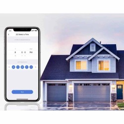 Priza Smart Meross MSS210EU, WiFi, Apple HomeKit, Monitorizare consum, Control vocal, Timer, Alb